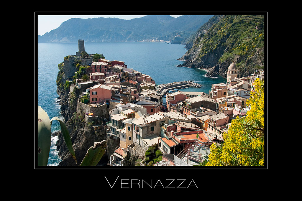 Landschaftsfotografie Vernazza in Cinque Terre Ligurien Italien