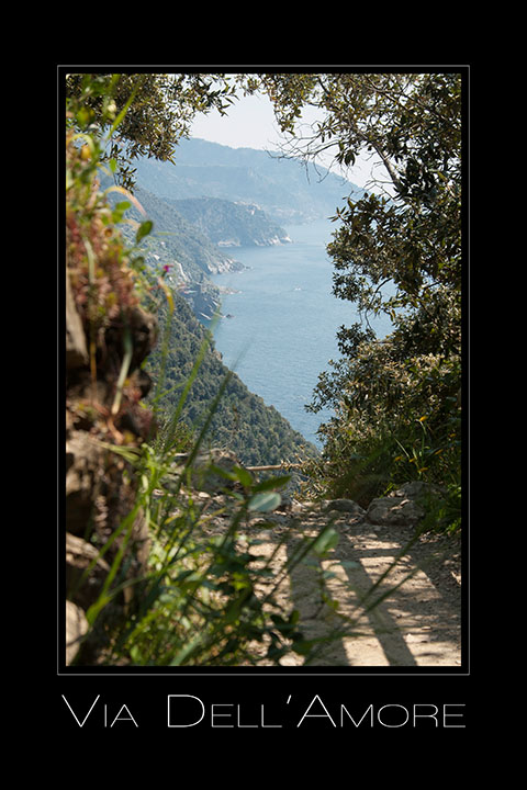 Landschaftsfotografie Via dell'amore in Cinque Terre Ligurien Italien