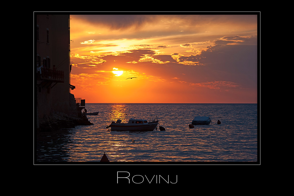 Landschaftsfotografie Sonnenuntergang in Rovinj Kroatien