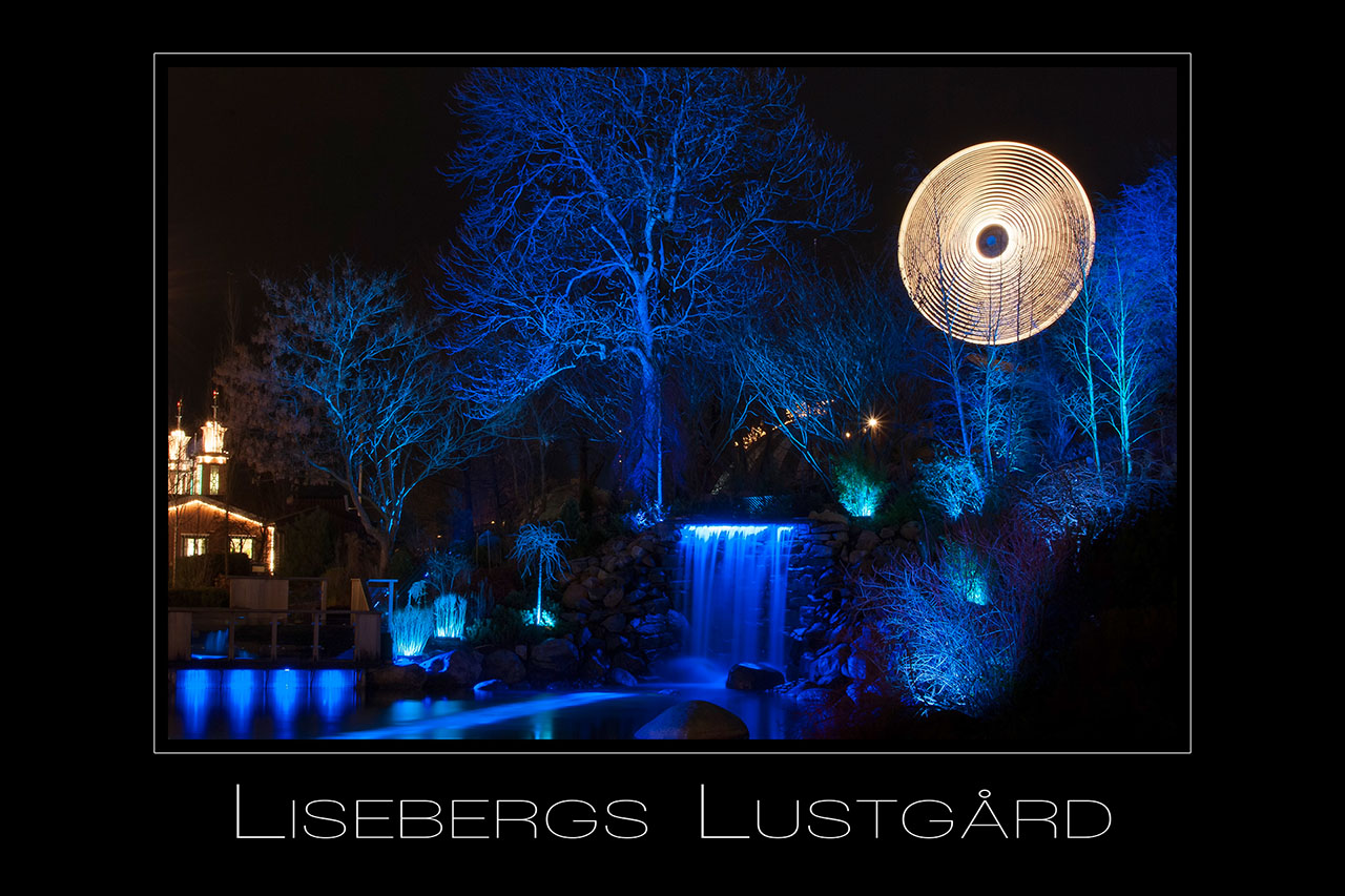 Landschaftsfotografie Lisebergs Lustgard in Goetheborg Schweden