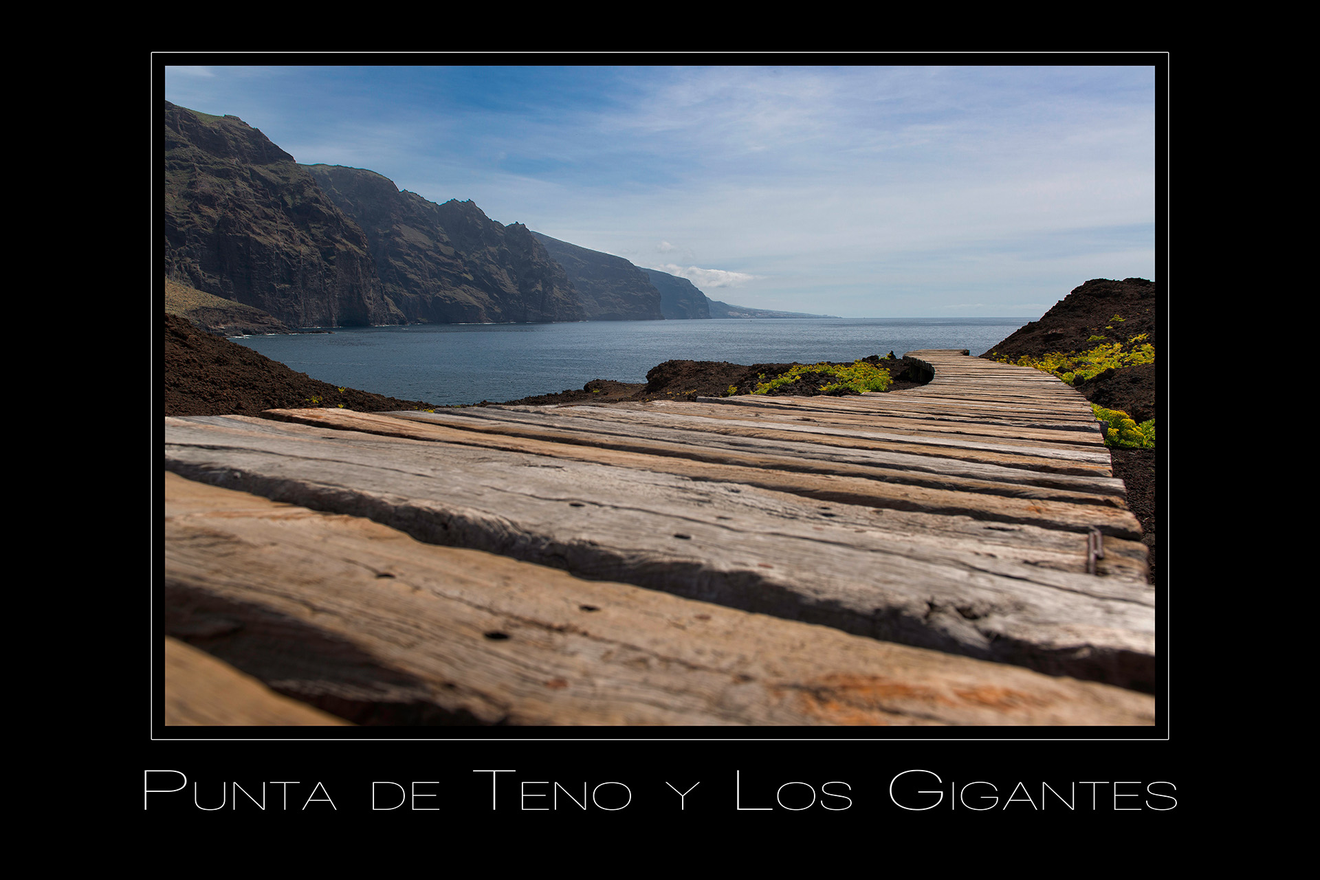 Landschaftsfotografie Blick vom Punta de Teno auf Los Gigantes auf Teneriffa Spanien