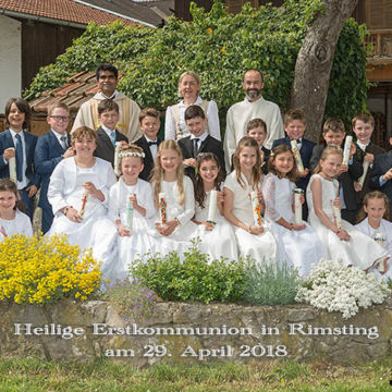 Foto Weidner Kommunion - Gruppenfoto Erstkommunion Rimsting 2018 Gruppenfoto Erstkommunion Rimsting 2018